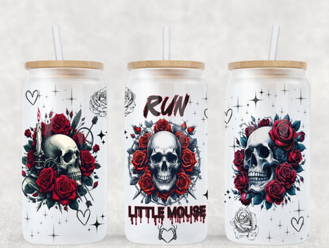 Dark Romance Can Tumbler with Bamboo Lid