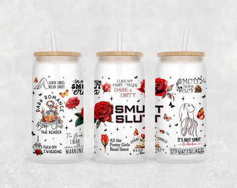 Dark Romance Can Tumbler with Bamboo Lid
